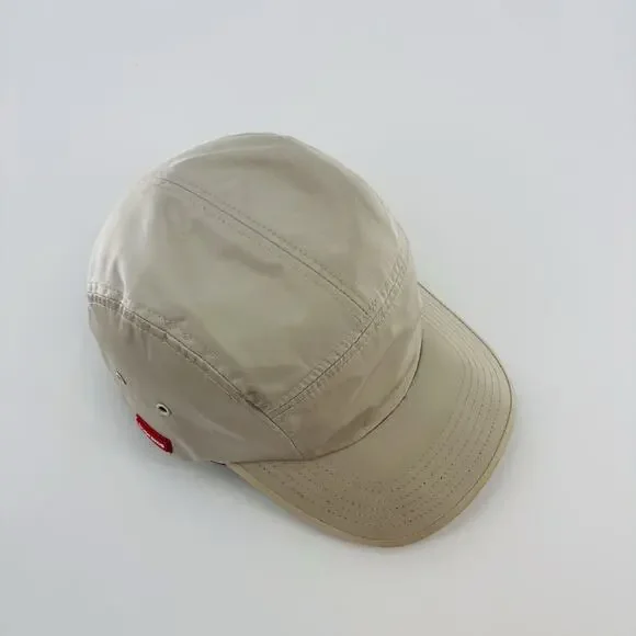 Supreme 5 Panel Hat Cap Clip Back Adjustable One Size Beige USA - Picture 2 of 7
